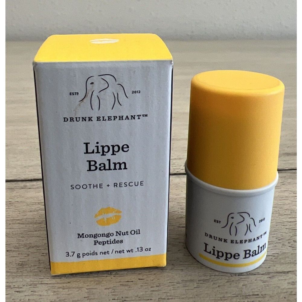 Drunk Elephant Lippe Balm Volumizing Moisturizing Rejuvenate Nourish 3.7g NEW